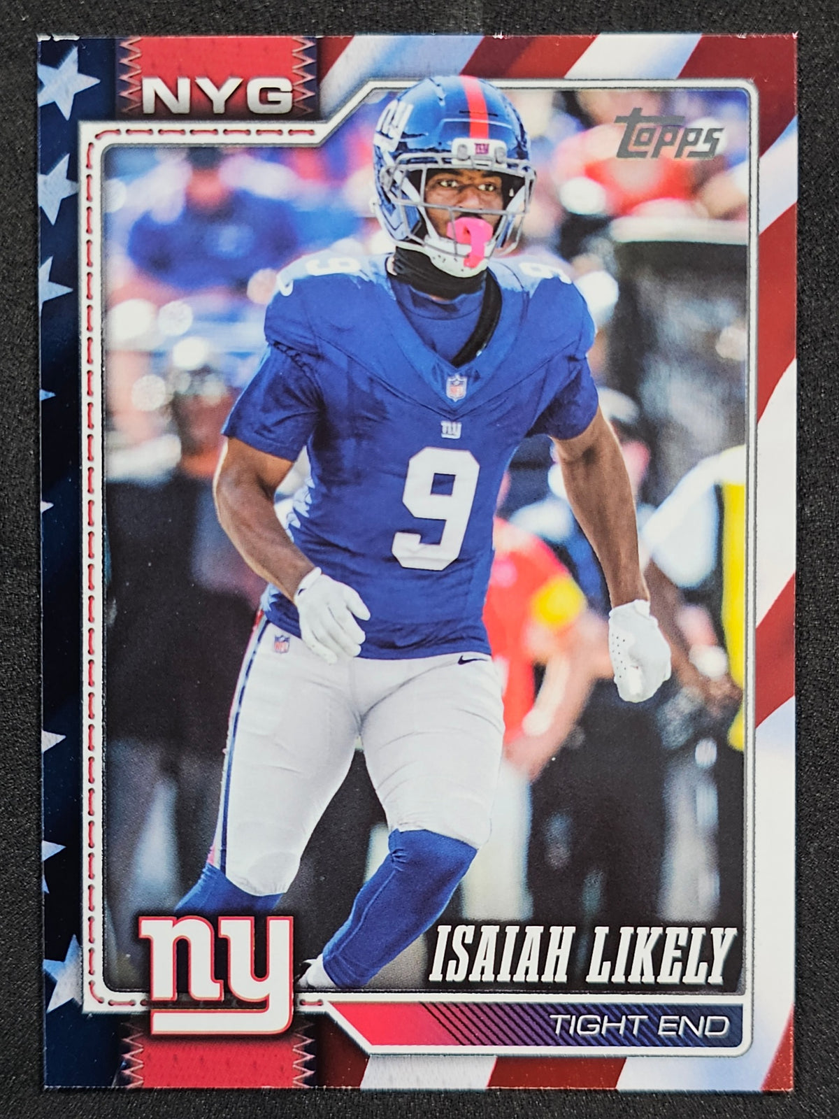 2026 Topps Flagship #206 Isaiah Likely Independence Day #/76